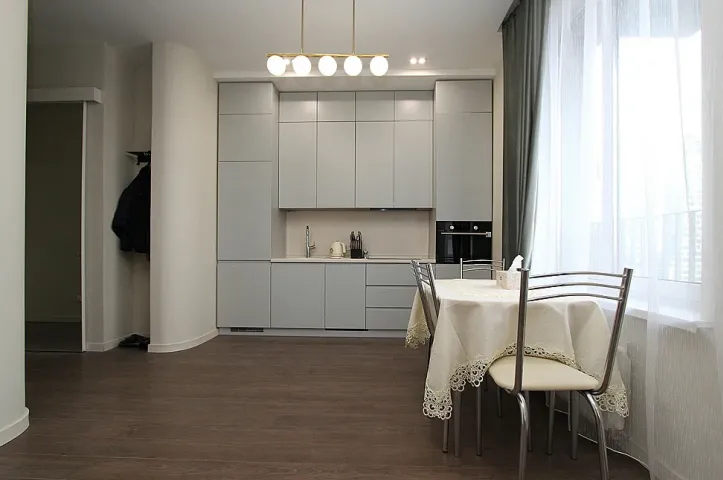 Кухня с встроенной бытовой техникой