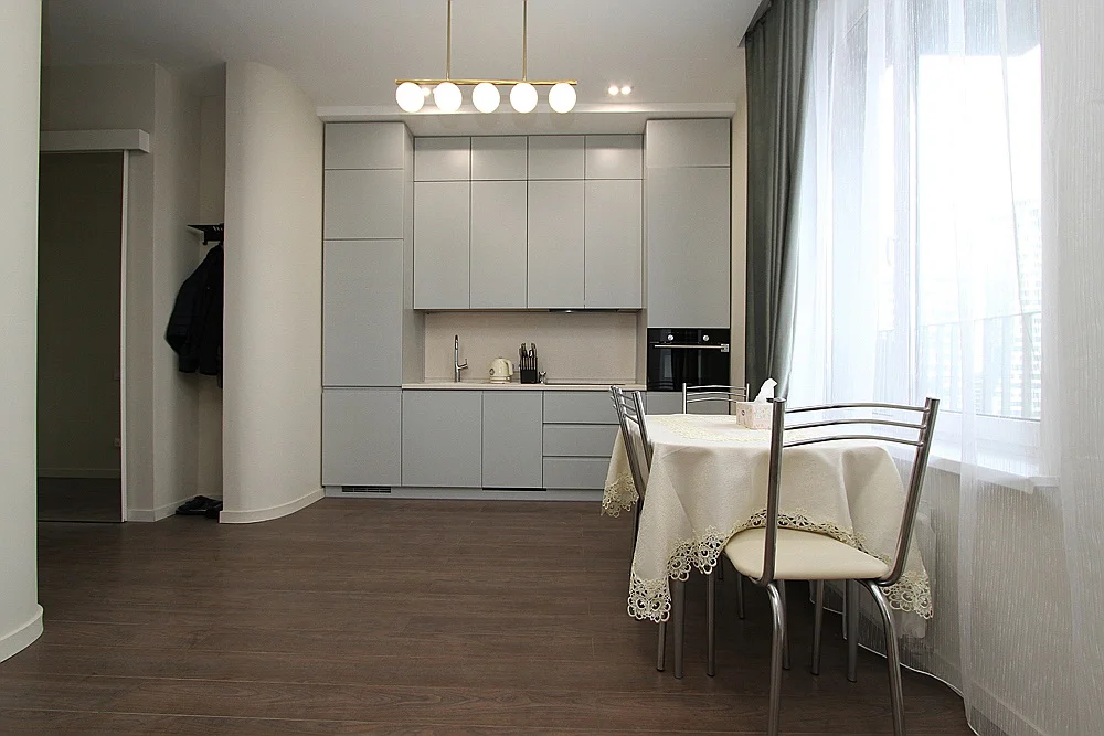 Кухня с встроенной бытовой техникой